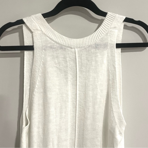 ANTHROPOLOGIE Desmond Knit Tunic - White Size Medium - Picture 10 of 13